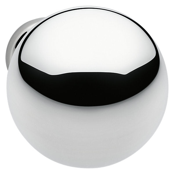 polished chrome knob