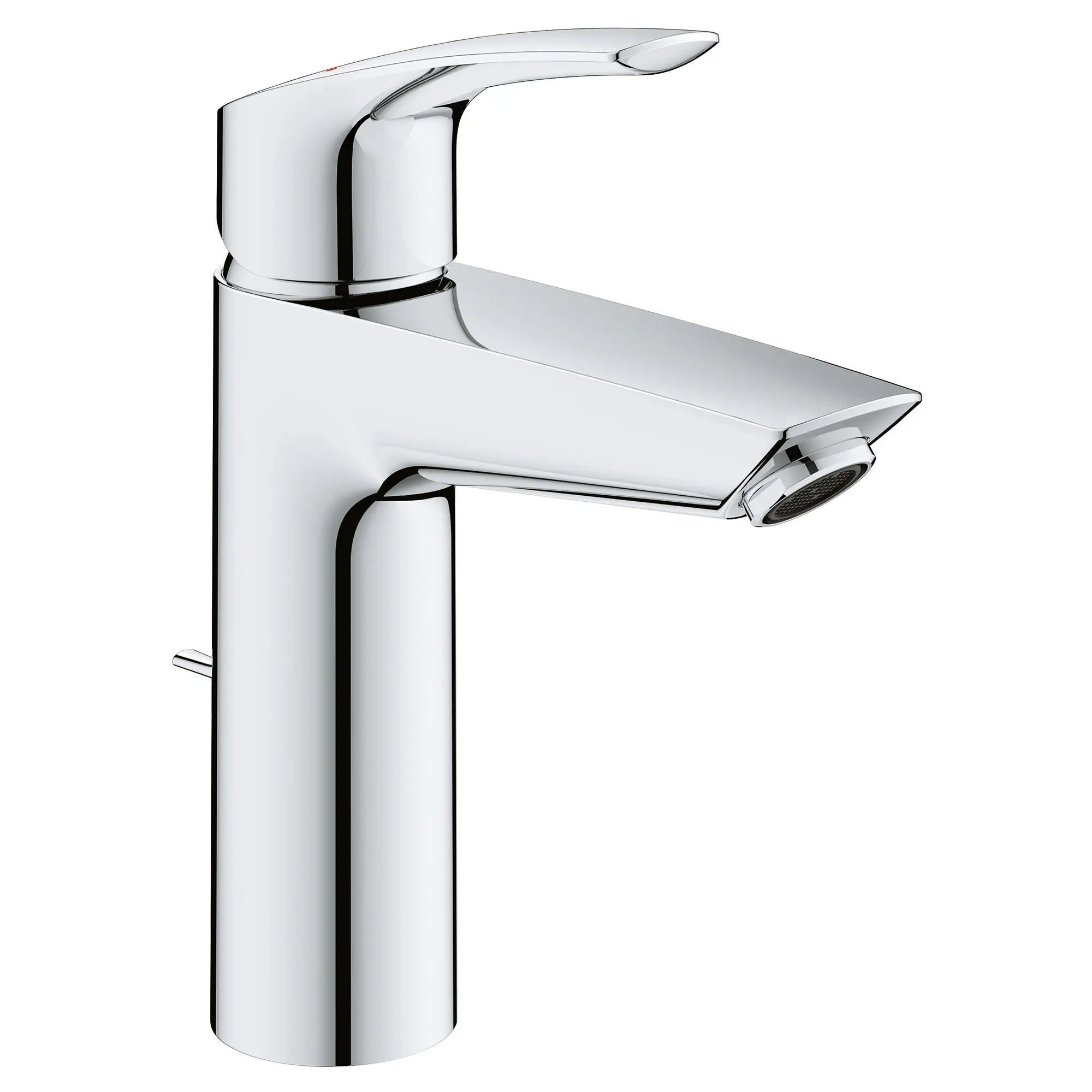 chrome bathroom faucet