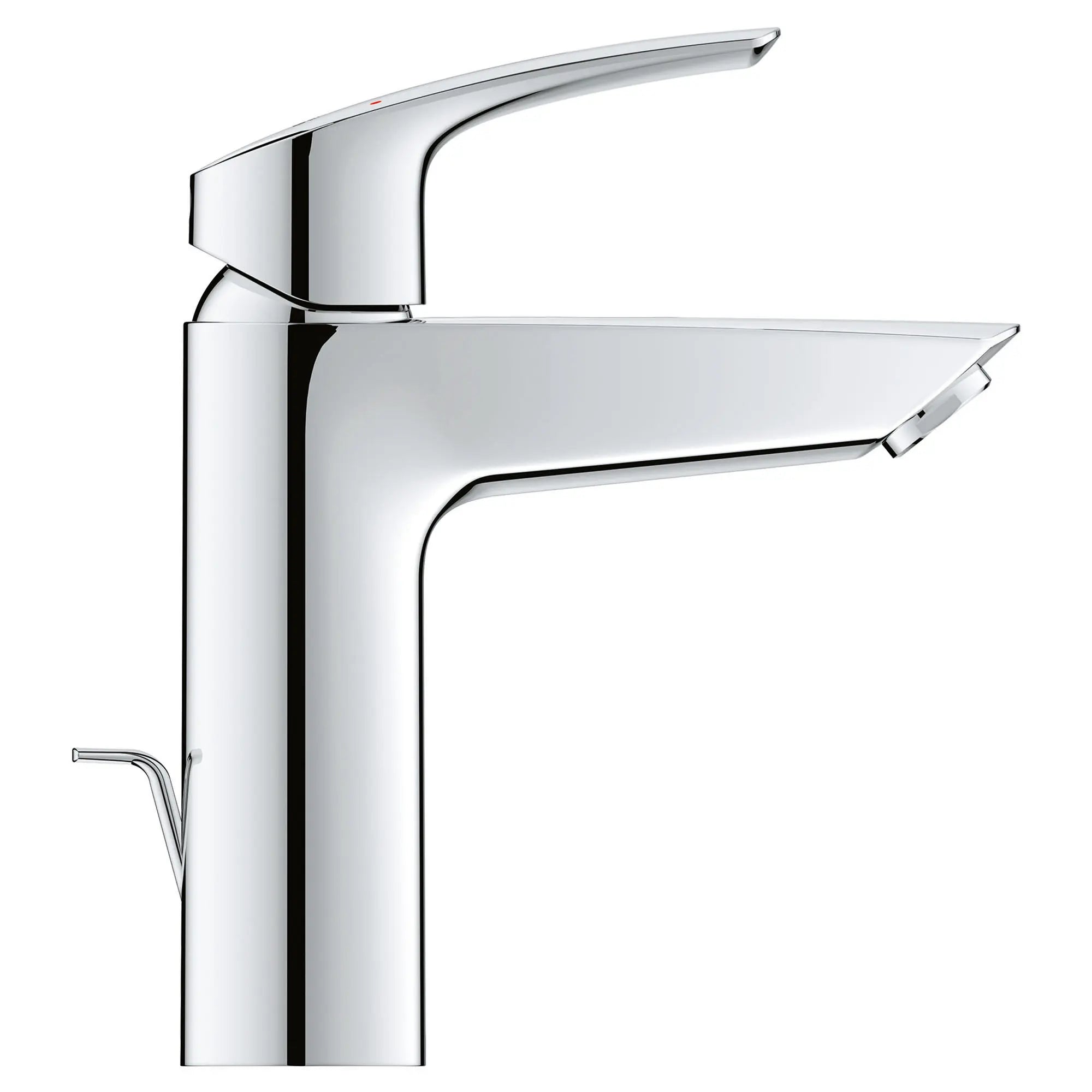 chrome bathroom faucet