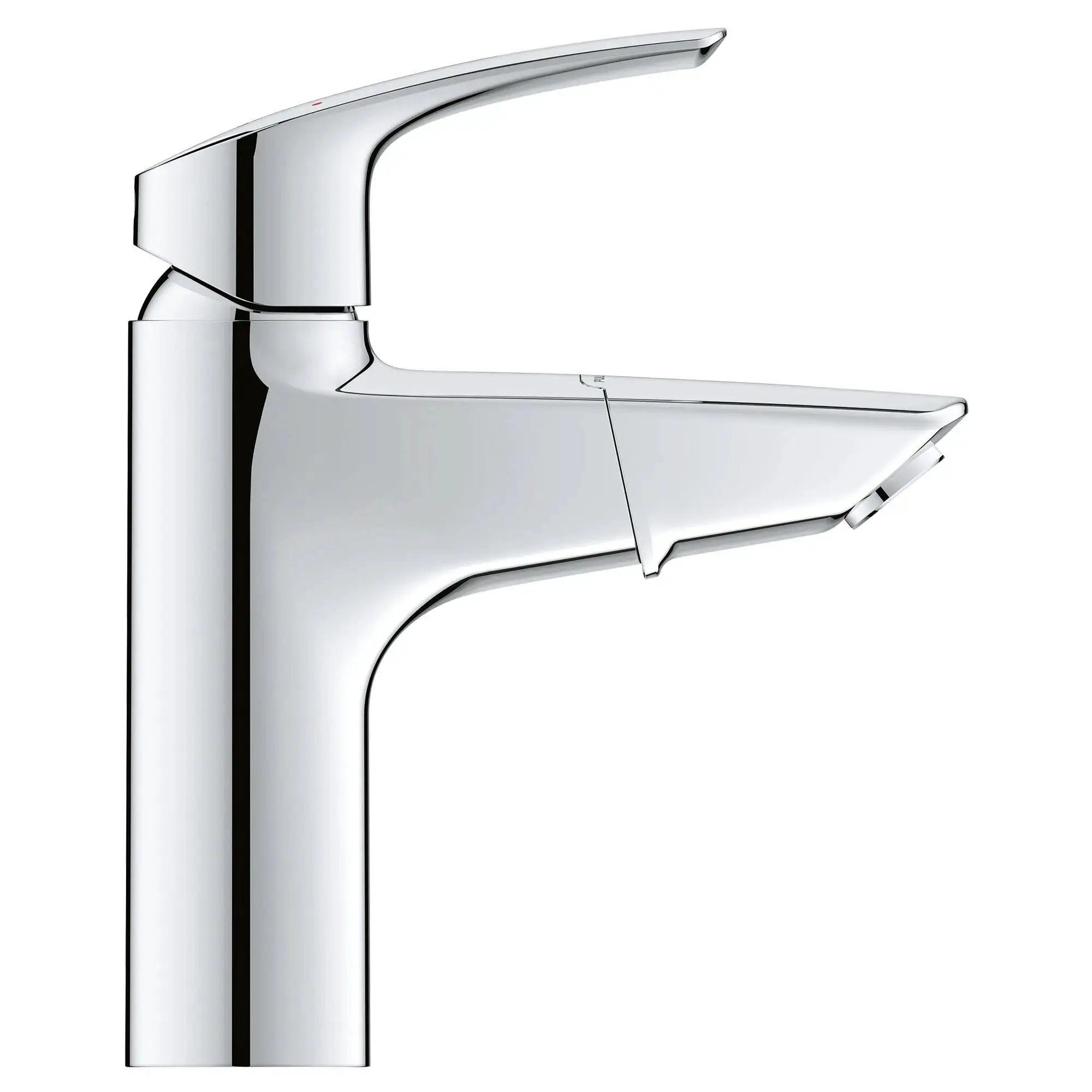 chrome bathroom faucet