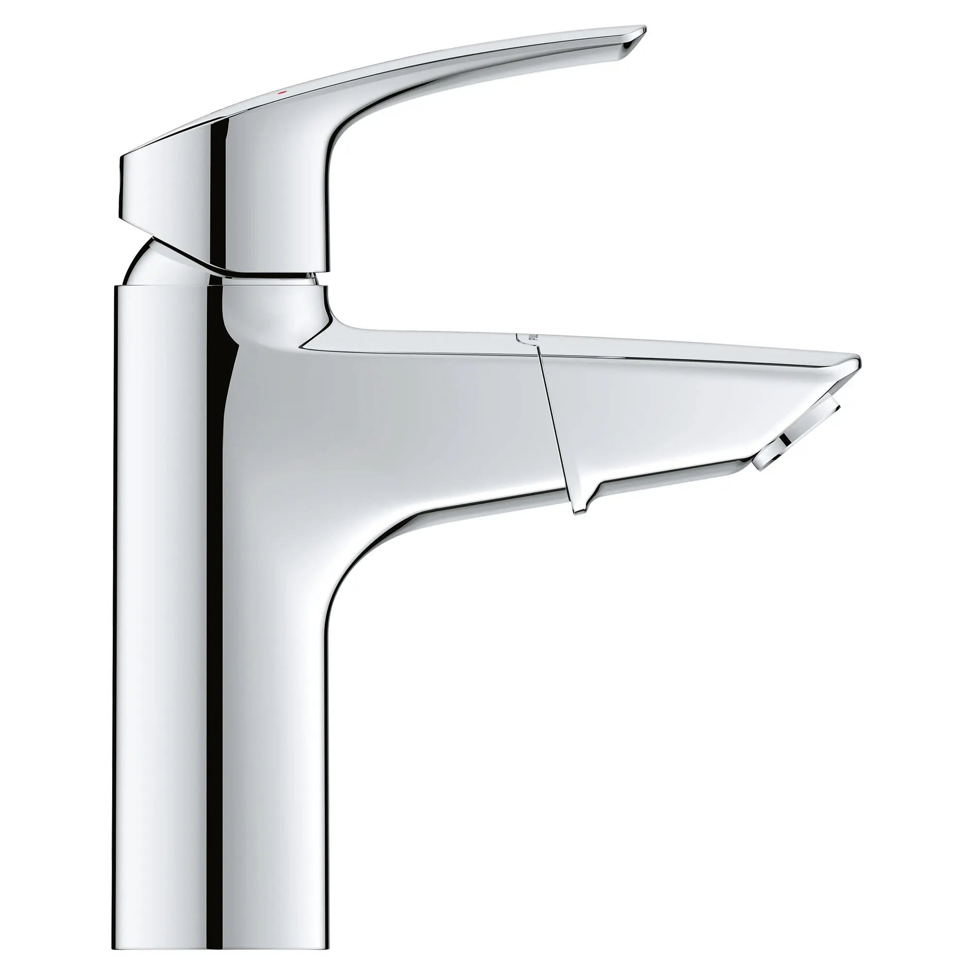 chrome bathroom faucet