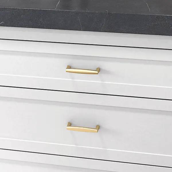 polished brass pull