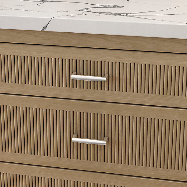 polished nickel pull