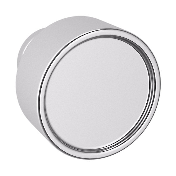 polished chrome knob