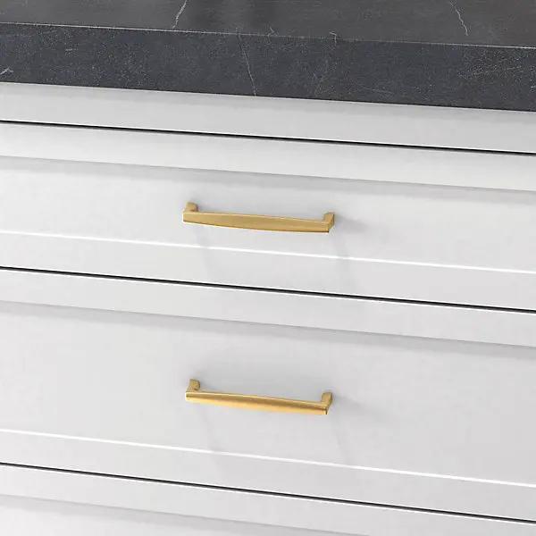 polished brass pull