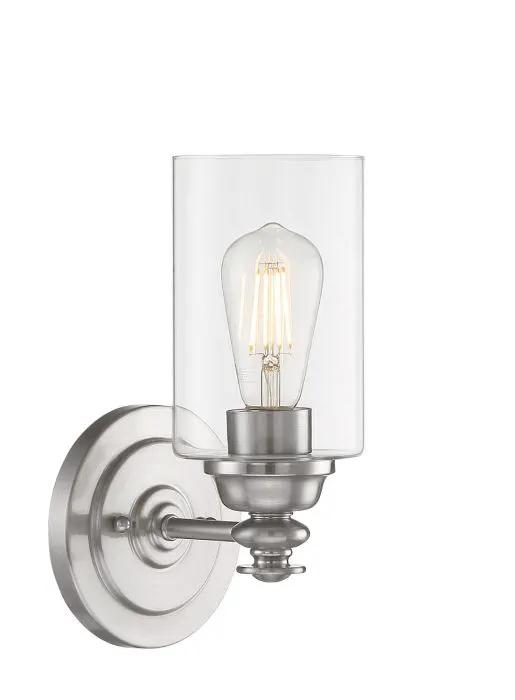 brushed polished nickel wall sconces