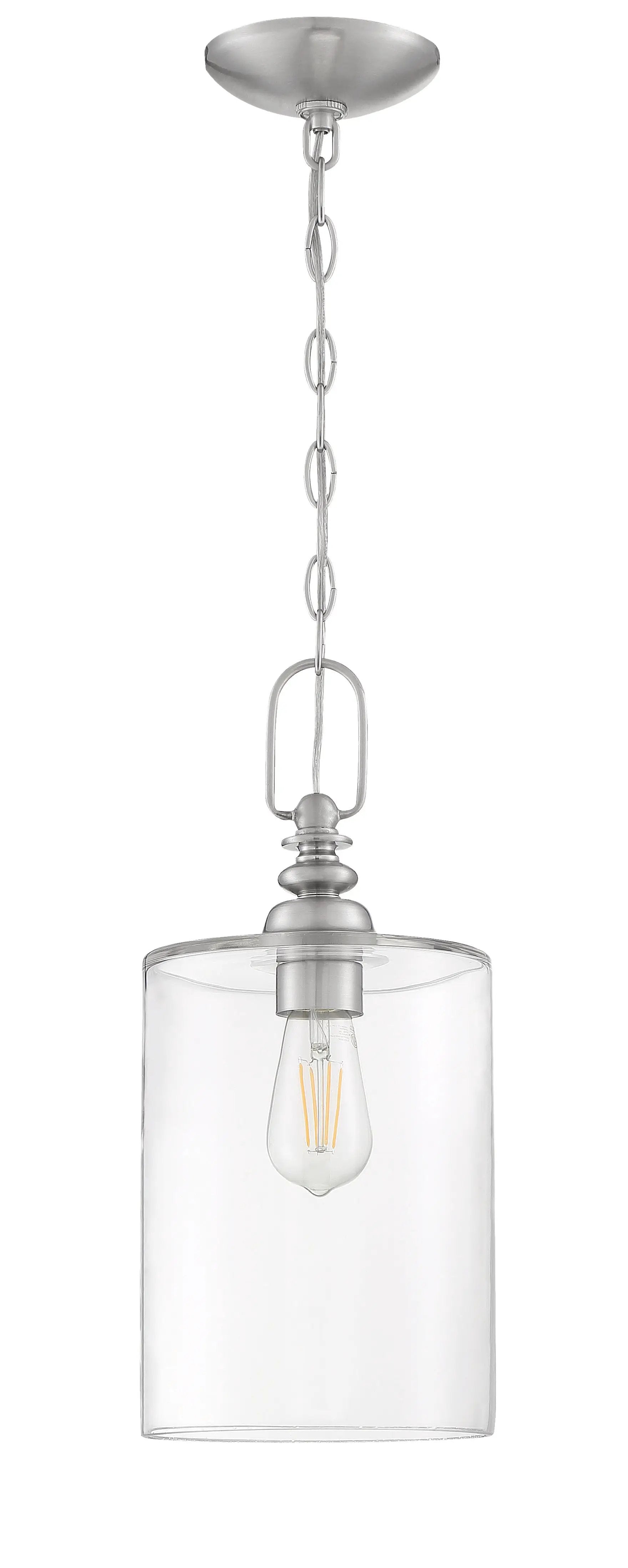 brushed polished nickel pendants