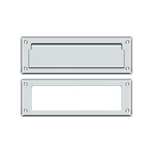 polished chrome mail slot