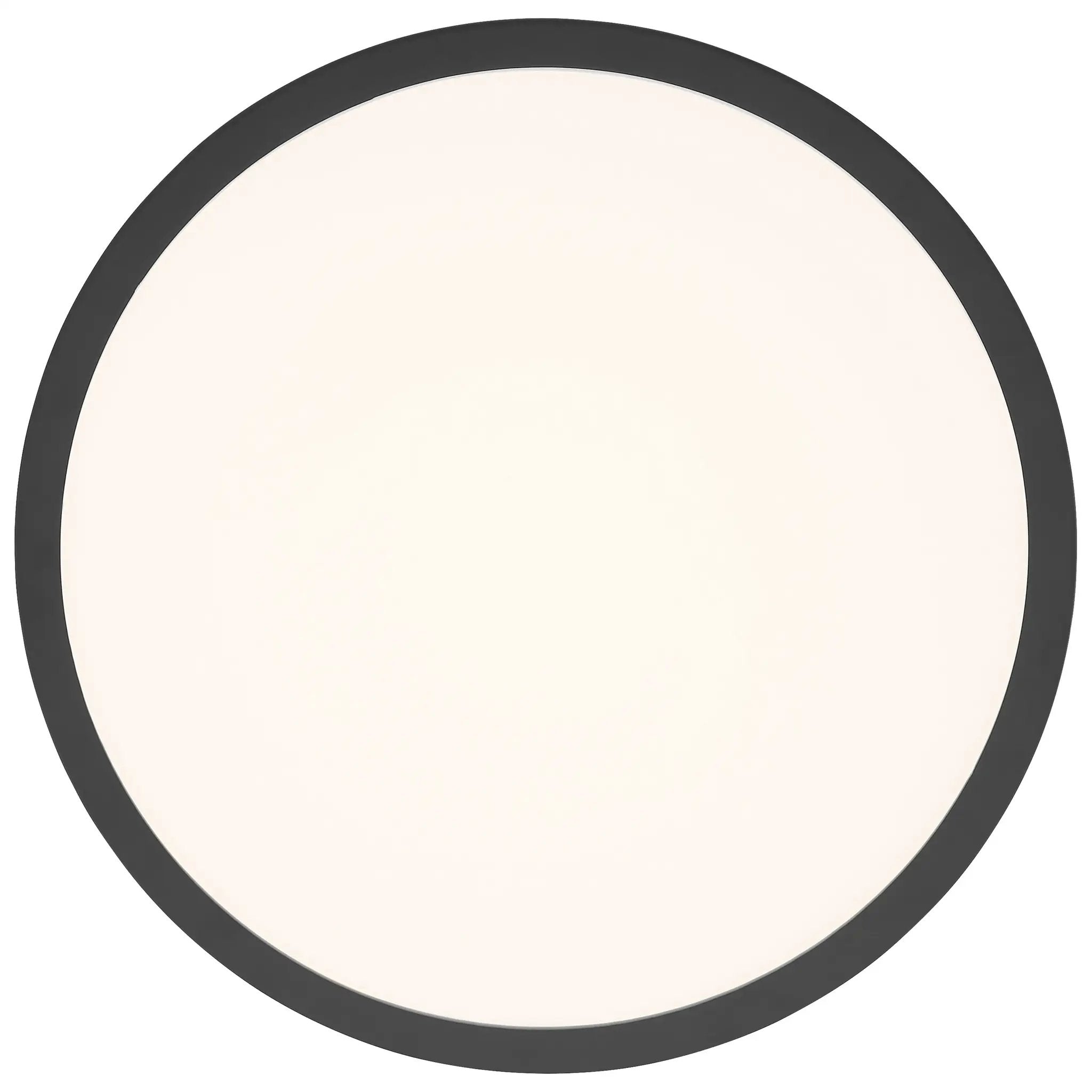 matte black led flush mount