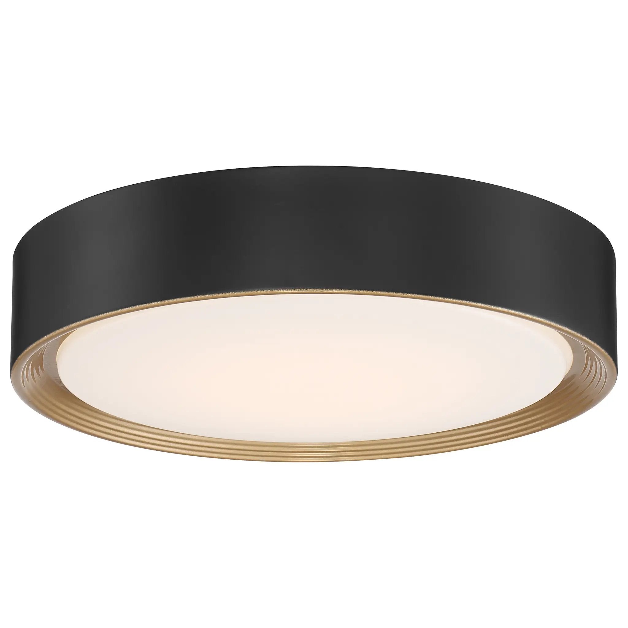 matte black led flush mount