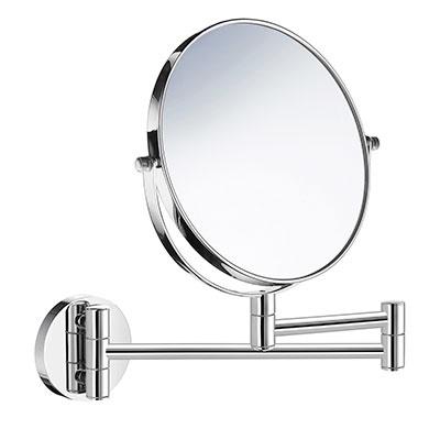 chromed make-up mirror