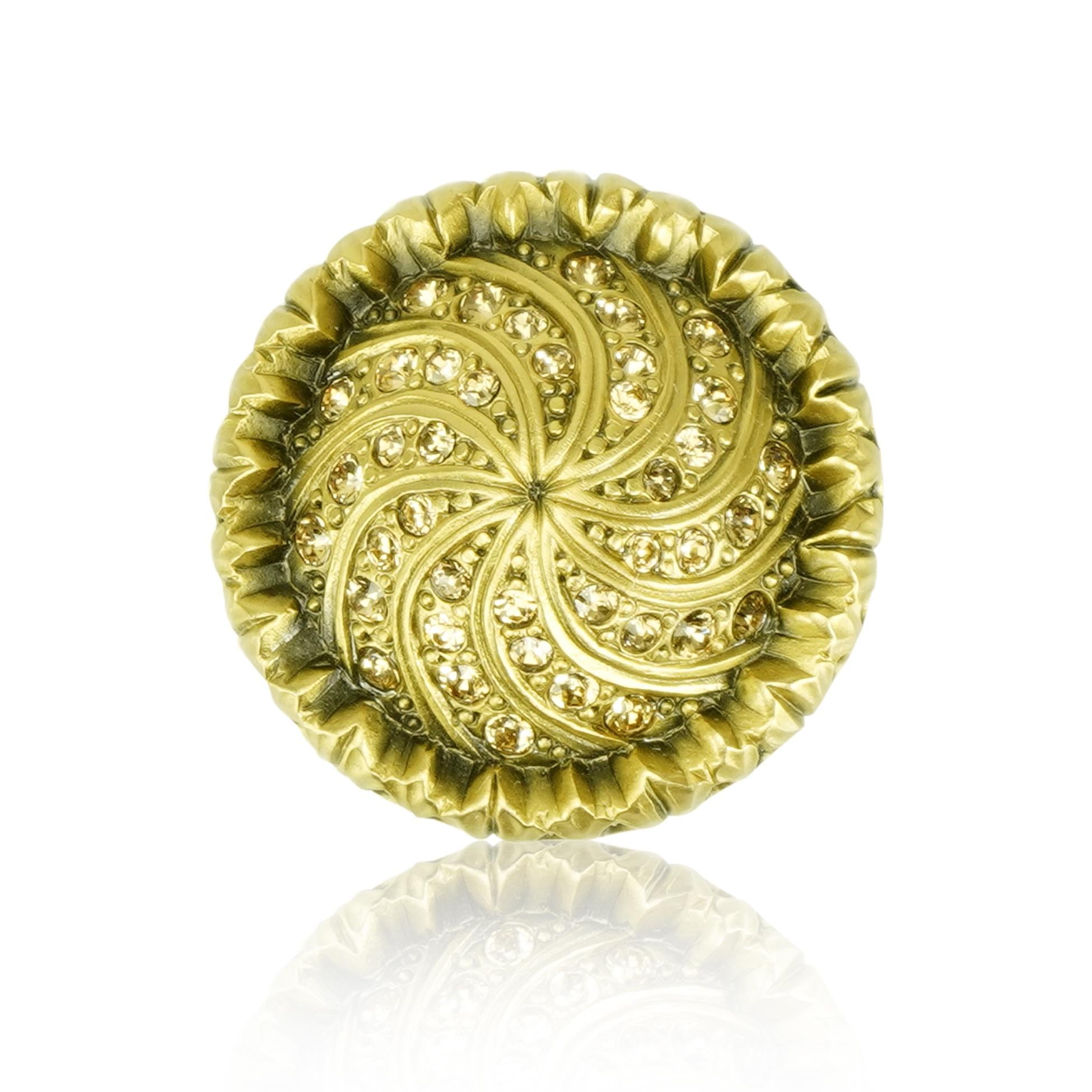 Edgar Berebi Clear Crystal Fontainebleau Knob