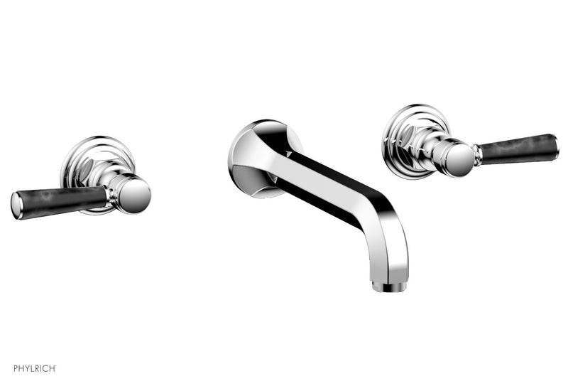polished chrome lavatory set
