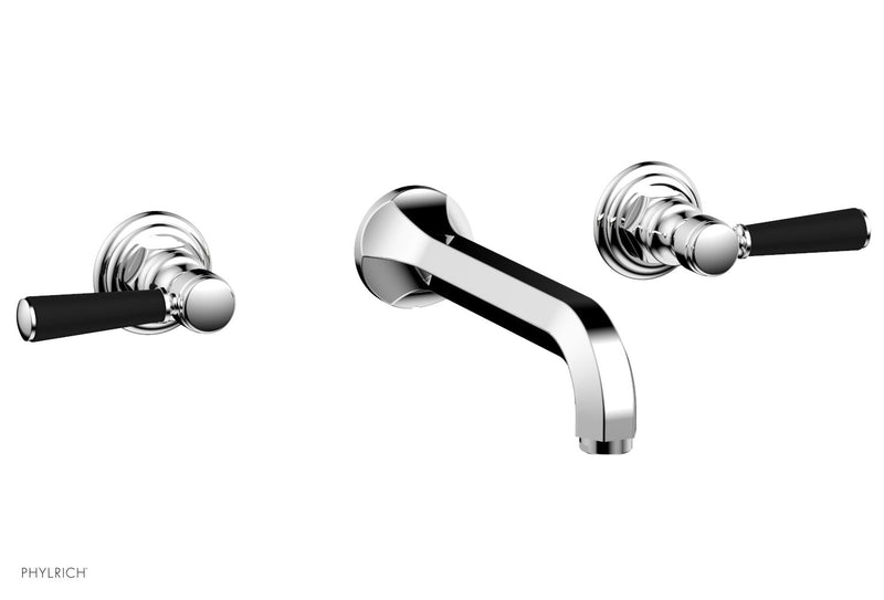 polished chrome lavatory set