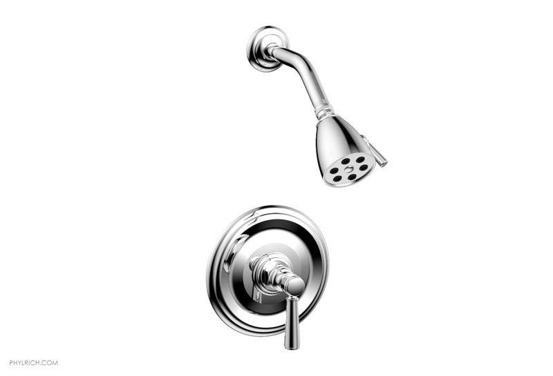 polished chrome shower set