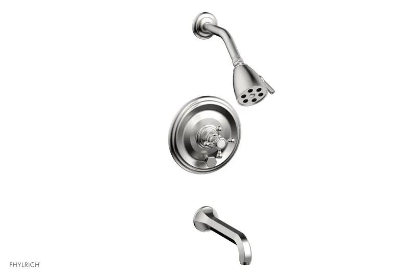 Phylrich HEX TRADITIONAL Pressure Balance Tub and Shower Set by Phylrich