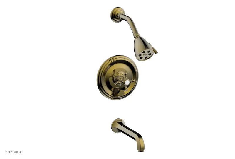 Phylrich HEX TRADITIONAL Pressure Balance Tub and Shower Set by Phylrich