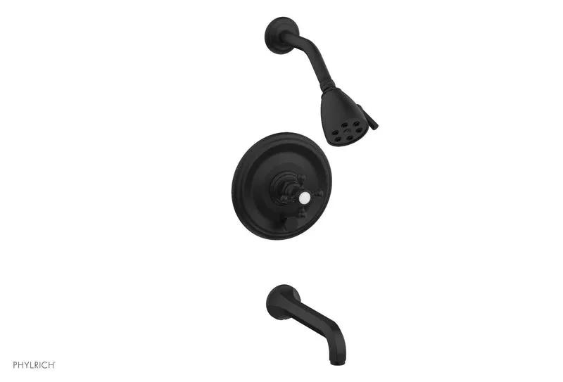 Phylrich HEX TRADITIONAL Pressure Balance Tub and Shower Set by Phylrich