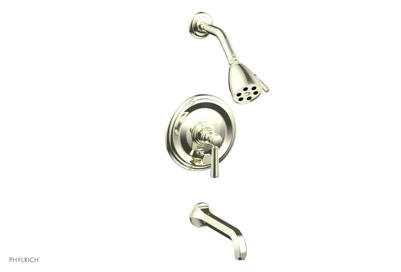 Phylrich HEX TRADITIONAL Pressure Balance Tub and Shower Set by Phylrich