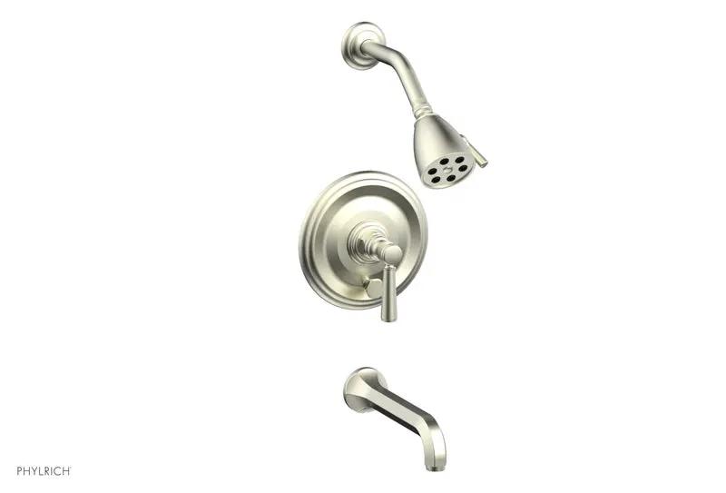 Phylrich HEX TRADITIONAL Pressure Balance Tub and Shower Set by Phylrich