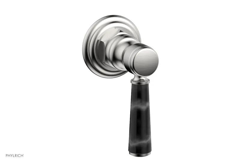 Phylrich HEX TRADITIONAL / HENRI Volume Control/Diverter Black Marble Lever Handle by Phylrich