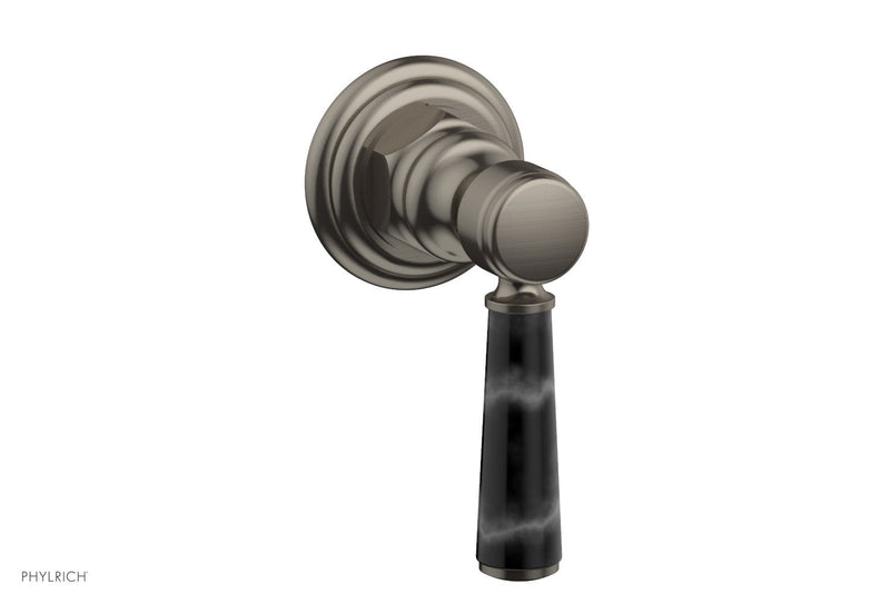 Phylrich HEX TRADITIONAL / HENRI Volume Control/Diverter White Marble Lever Handle by Phylrich
