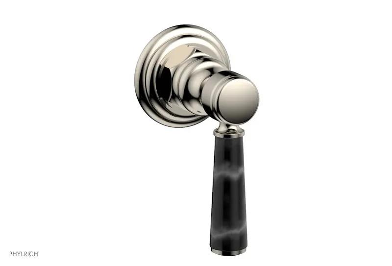 Phylrich HEX TRADITIONAL / HENRI Volume Control/Diverter Black Marble Lever Handle by Phylrich