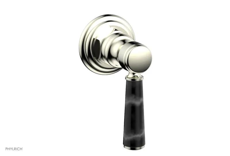 Phylrich HEX TRADITIONAL / HENRI Volume Control/Diverter Black Marble Lever Handle by Phylrich