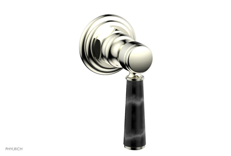 Phylrich HEX TRADITIONAL / HENRI Volume Control/Diverter White Marble Lever Handle by Phylrich