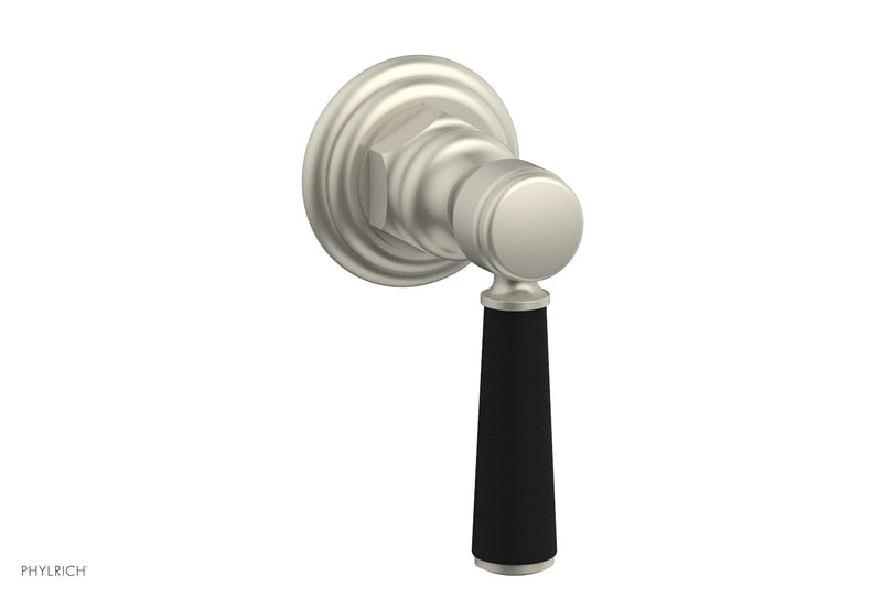 Phylrich HEX TRADITIONAL / HENRI Volume Control/Diverter - Satin Black Lever Handle