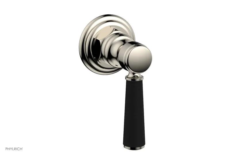 Phylrich HEX TRADITIONAL / HENRI Volume Control/Diverter - Satin Black Lever Handle by Phylrich