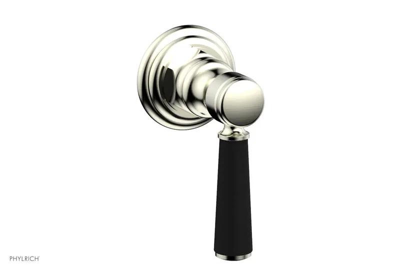 Phylrich HEX TRADITIONAL / HENRI Volume Control/Diverter - Satin Black Lever Handle by Phylrich