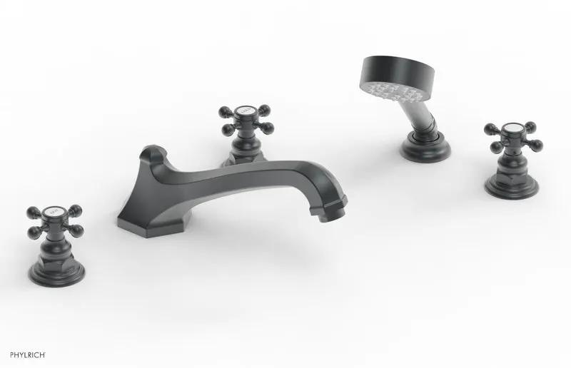 Phylrich HEX TRADITIONAL Deck Tub Set with Hand Shower by Phylrich