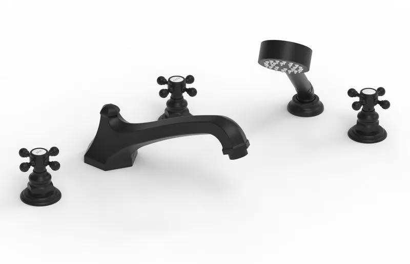 Phylrich HEX TRADITIONAL Deck Tub Set with Hand Shower by Phylrich