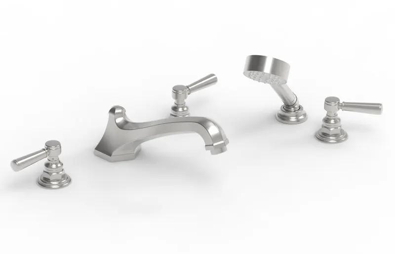Phylrich HEX TRADITIONAL Deck Tub Set with Hand Shower by Phylrich