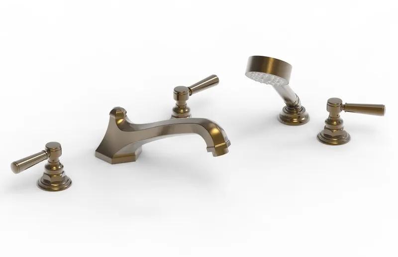 Phylrich HEX TRADITIONAL Deck Tub Set with Hand Shower by Phylrich