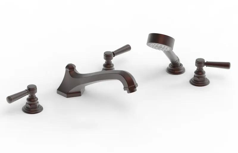 Phylrich HEX TRADITIONAL Deck Tub Set with Hand Shower by Phylrich