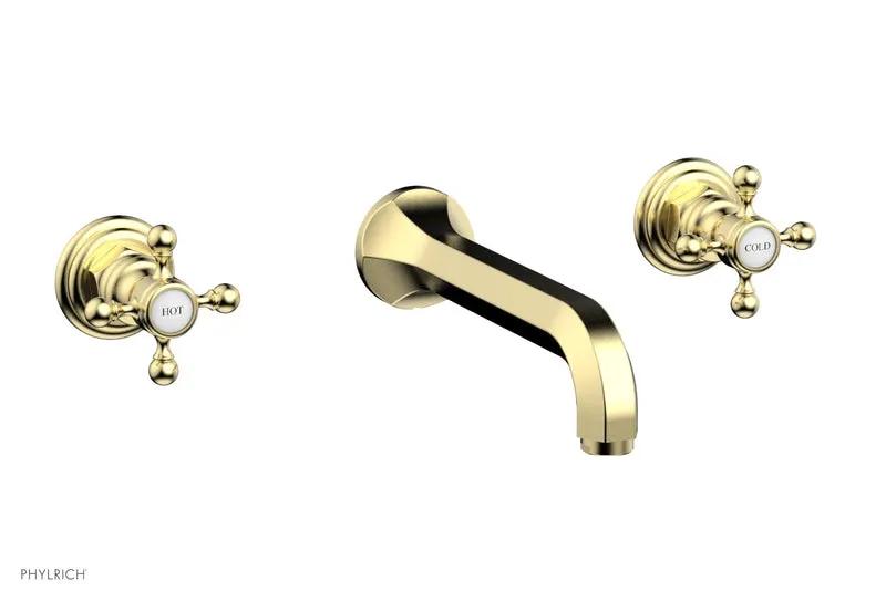 Phylrich HEX TRADITIONAL Wall Tub Set by Phylrich