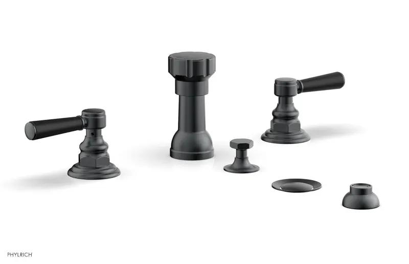 Phylrich HEX TRADITIONAL Four Hole Bidet Set by Phylrich