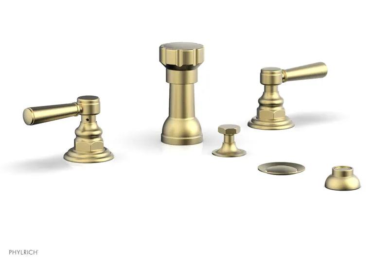 Phylrich HEX TRADITIONAL Four Hole Bidet Set by Phylrich