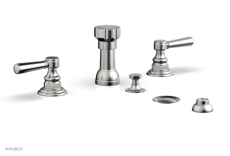 Phylrich HEX TRADITIONAL Four Hole Bidet Set