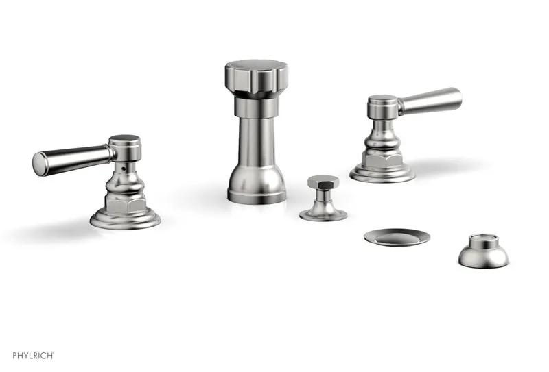 Phylrich HEX TRADITIONAL Four Hole Bidet Set by Phylrich