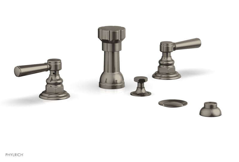 Phylrich HEX TRADITIONAL Four Hole Bidet Set