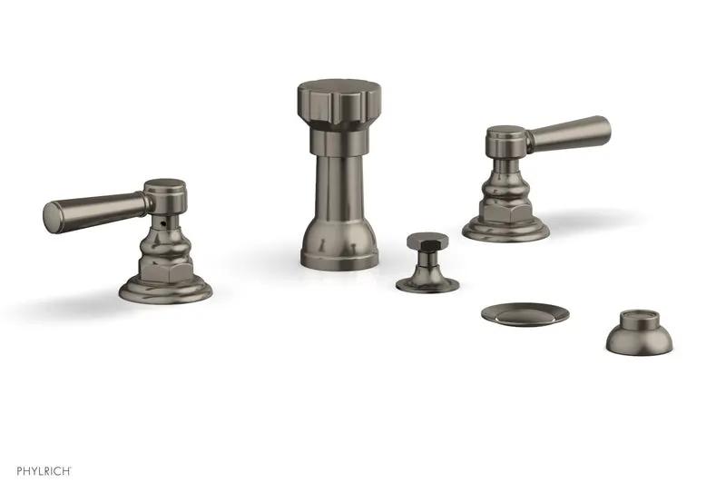 Phylrich HEX TRADITIONAL Four Hole Bidet Set by Phylrich