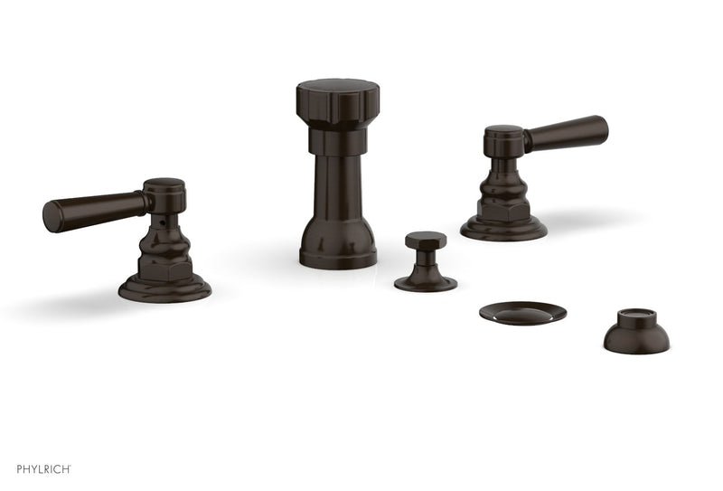 Phylrich HEX TRADITIONAL Four Hole Bidet Set
