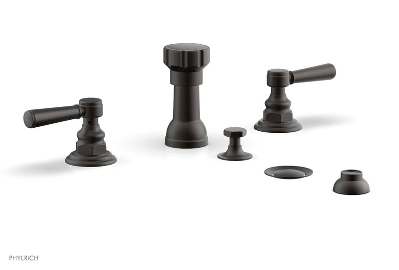 Phylrich HEX TRADITIONAL Four Hole Bidet Set