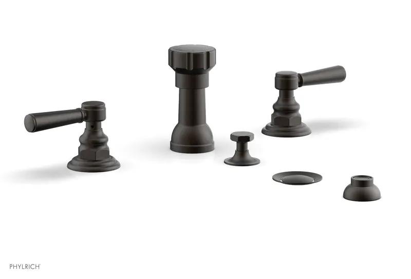 Phylrich HEX TRADITIONAL Four Hole Bidet Set by Phylrich