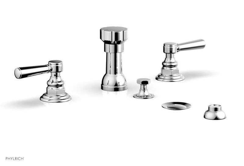 polished chrome bidet set