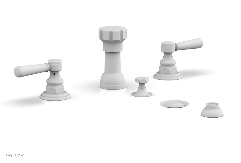 Phylrich HEX TRADITIONAL Four Hole Bidet Set