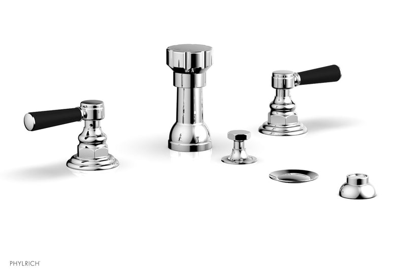 polished chrome bidet set